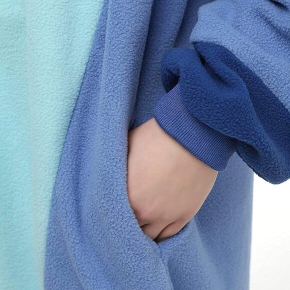 Unisex Adult Onesie Animal Pajamas, Stitch Cosplay XL - Picture 4 of 7